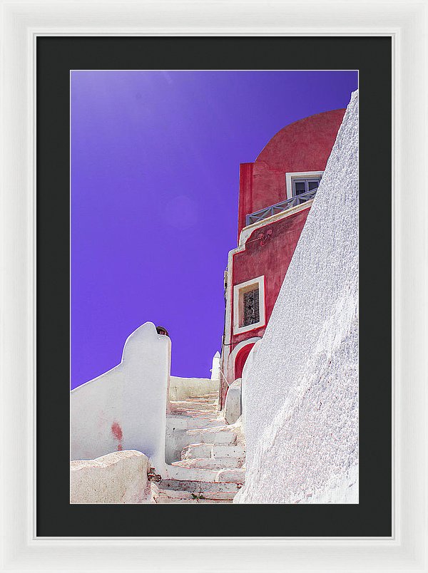 Beautiful Santorini  - Framed Print