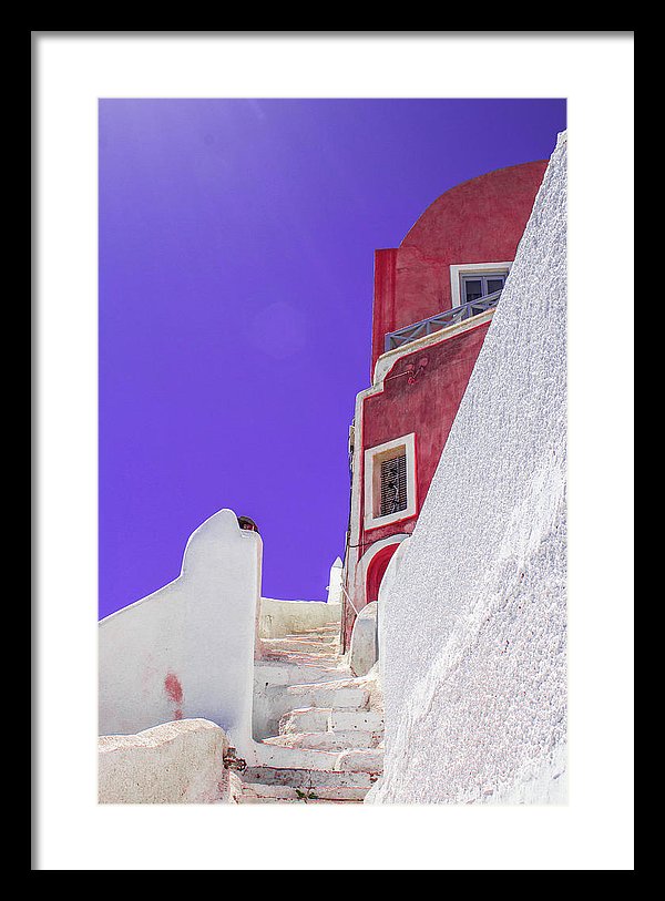 Beautiful Santorini  - Framed Print