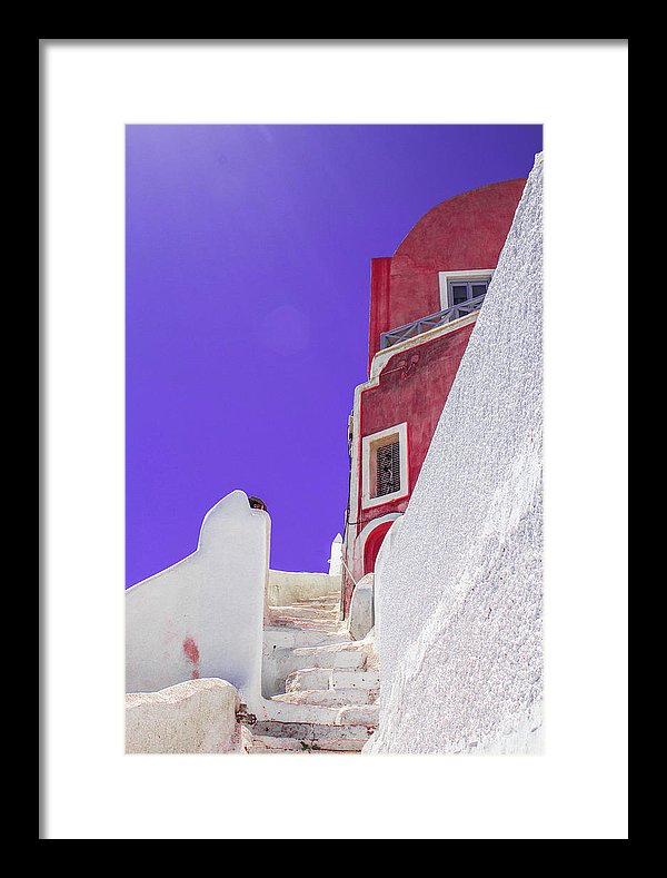 Beautiful Santorini  - Framed Print