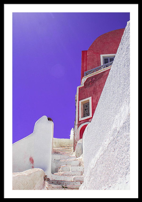 Beautiful Santorini  - Framed Print