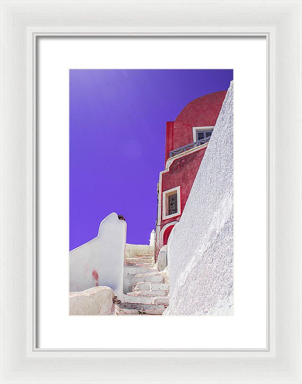 Beautiful Santorini  - Framed Print