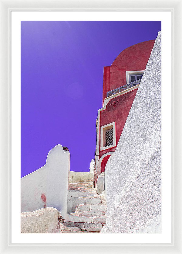 Beautiful Santorini  - Framed Print