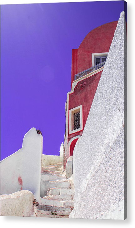 Beautiful Santorini  - Acrylic Print