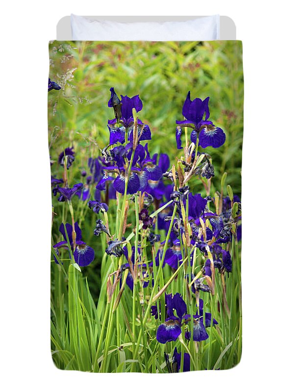 Blue Irises - Duvet Cover