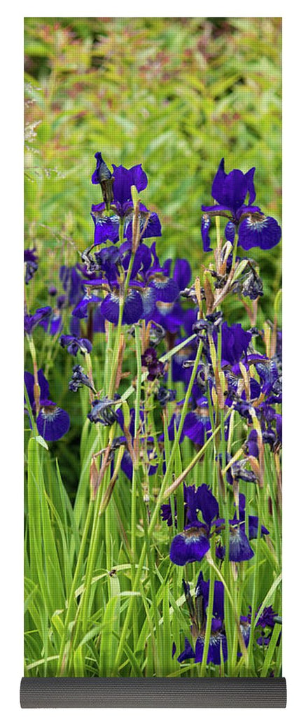 Blue Irises - Yoga Mat