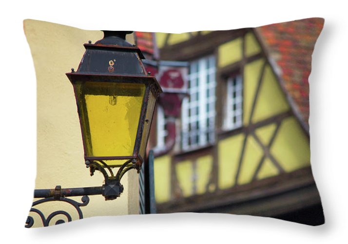 City Features Of Colmar - Throw Pillow