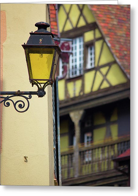 City Features Of Colmar - Greeting Card