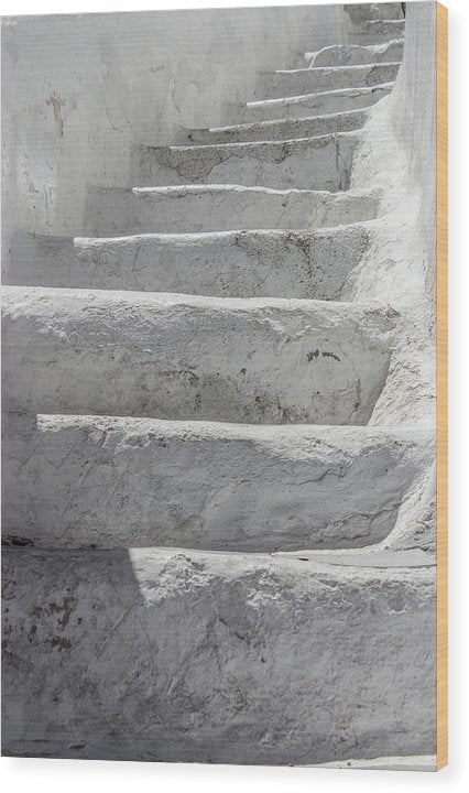Climbing Stairs - Wood Print