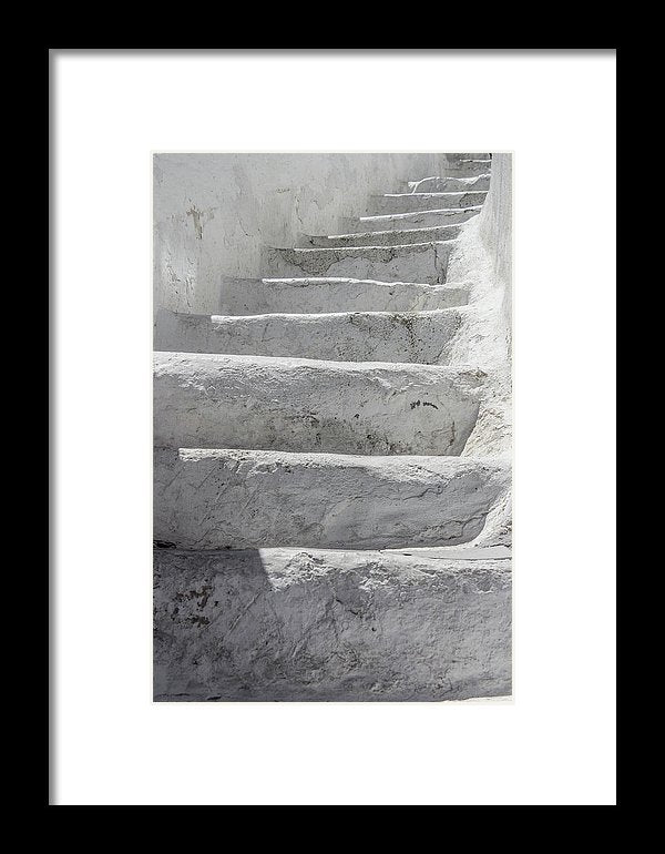 Climbing Stairs - Framed Print