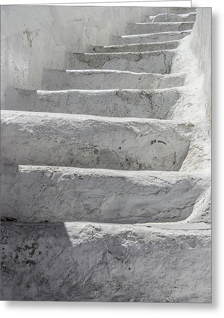 Climbing Stairs - Greeting Card