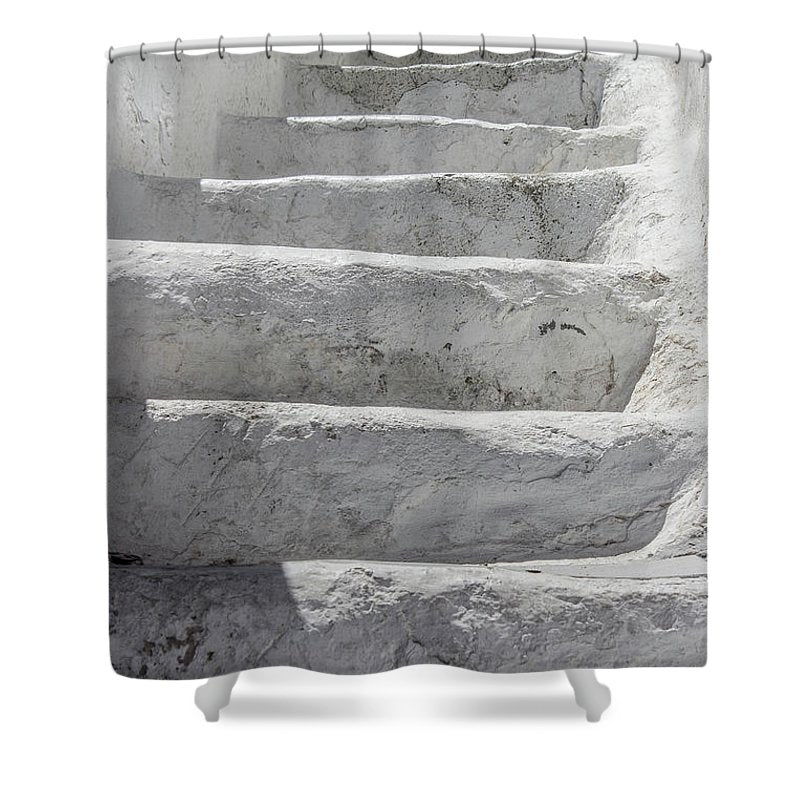 Climbing Stairs - Shower Curtain