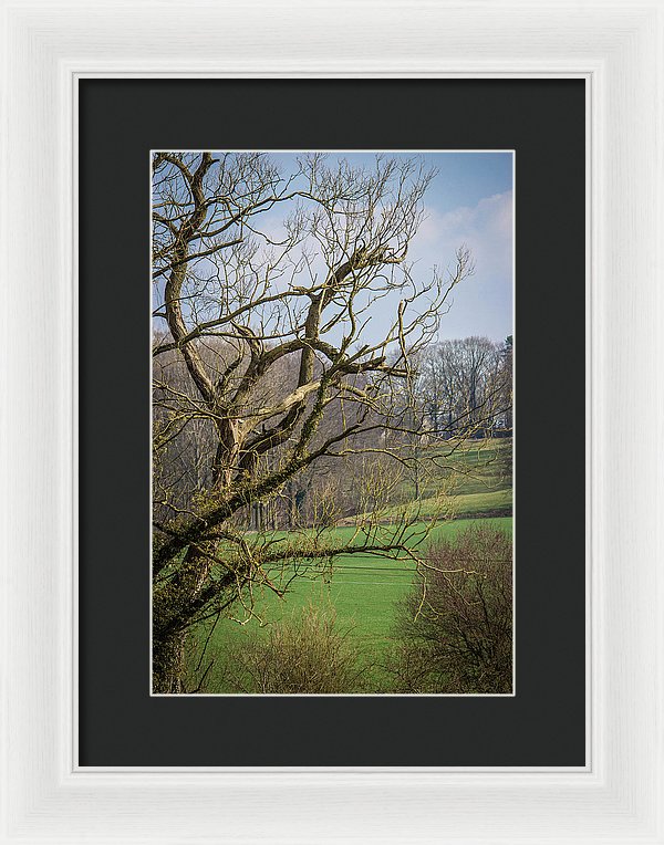 Countryside In Belgium - Framed Print