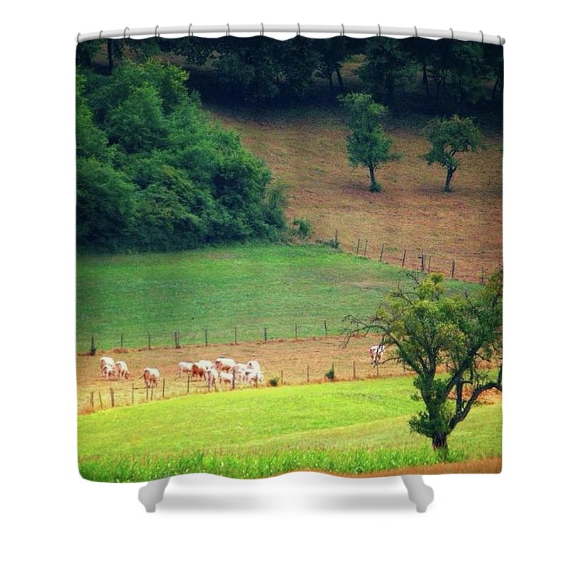 Countryside Landscape - Shower Curtain