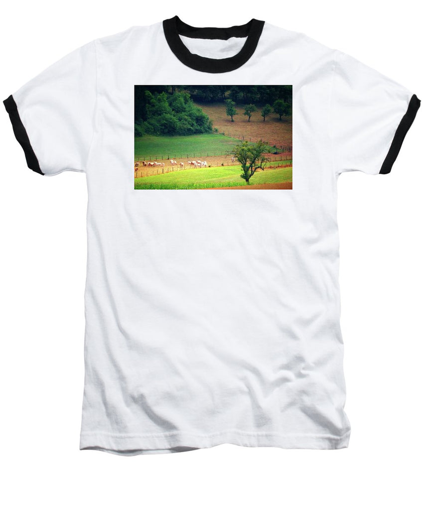 Countryside Landscape - Baseball T-Shirt