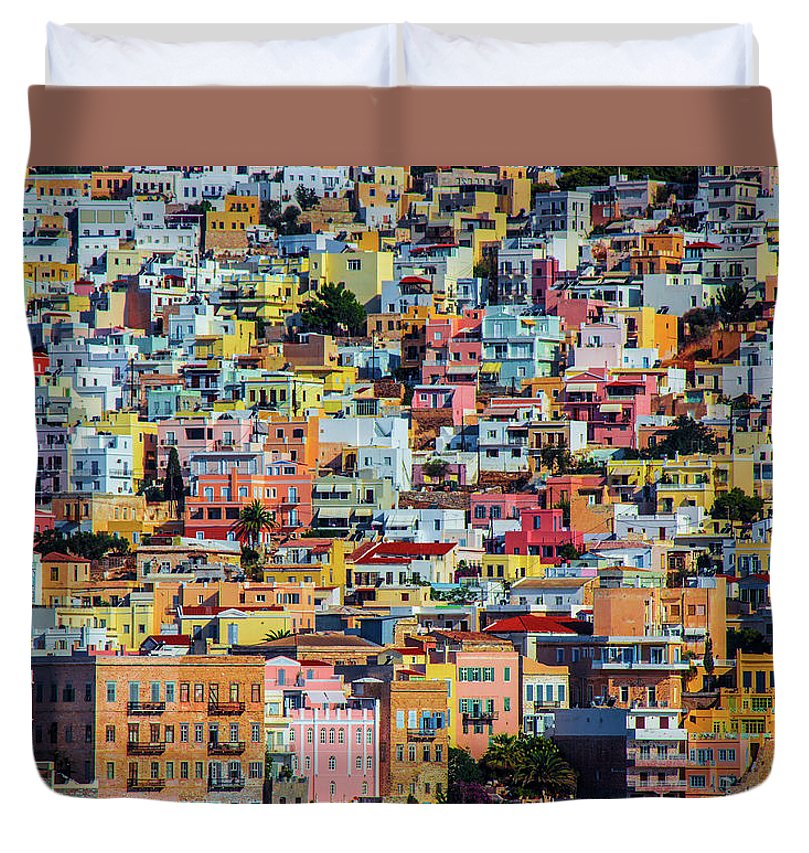 Cyclades Greece  - Duvet Cover