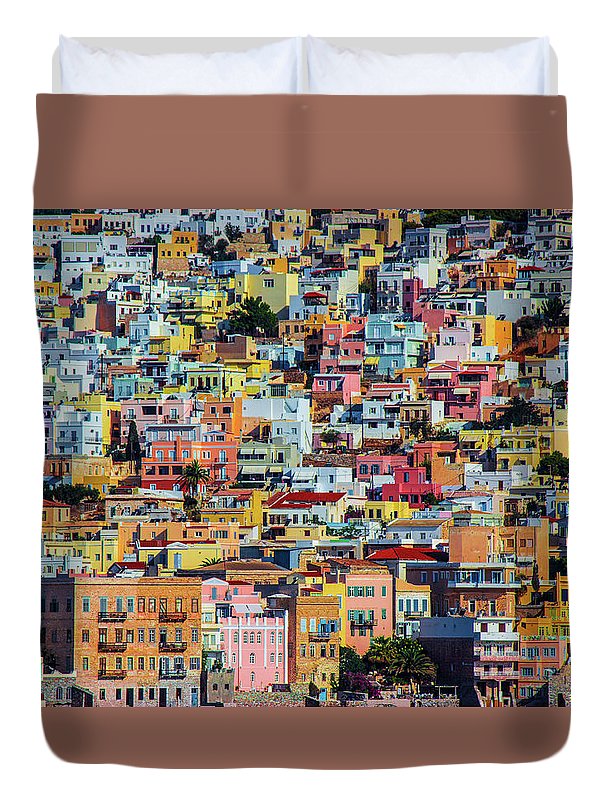 Cyclades Greece  - Duvet Cover