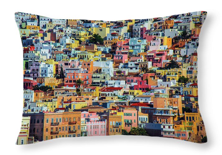 Cyclades Greece  - Throw Pillow