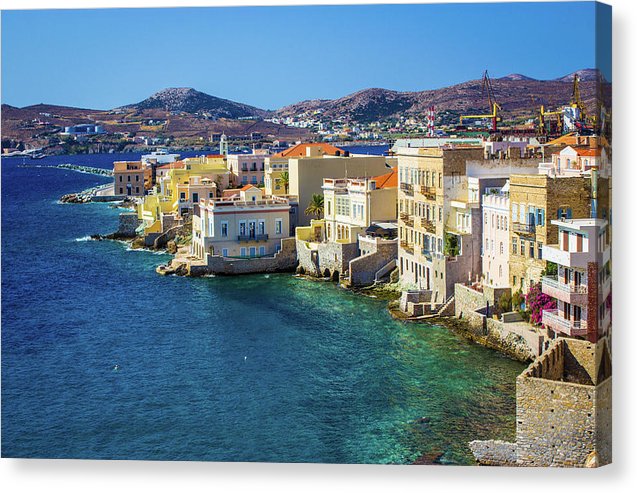 Cyclades Island - Canvas Print