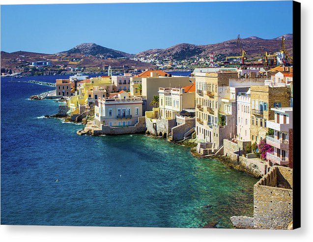 Cyclades Island - Canvas Print