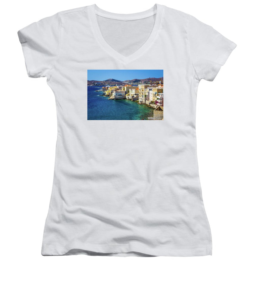 Cyclades Island - Women's V-Neck