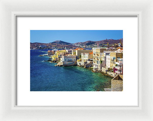 Cyclades Island - Framed Print