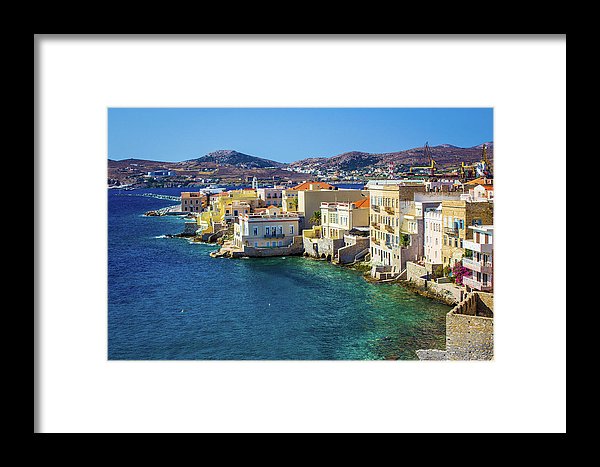 Cyclades Island - Framed Print