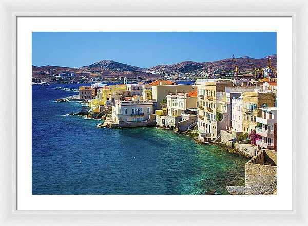 Cyclades Island - Framed Print