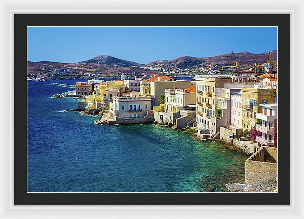 Cyclades Island - Framed Print