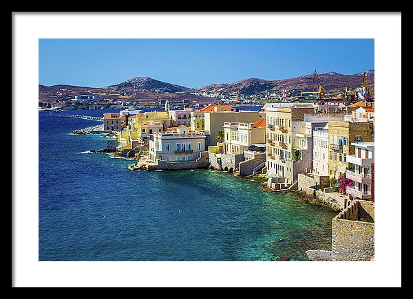 Cyclades Island - Framed Print