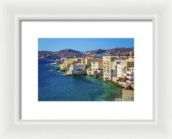 Cyclades Island - Framed Print