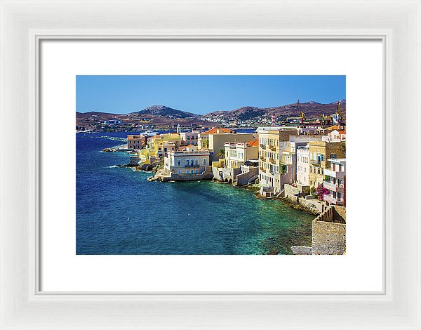 Cyclades Island - Framed Print