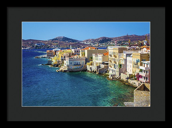 Cyclades Island - Framed Print