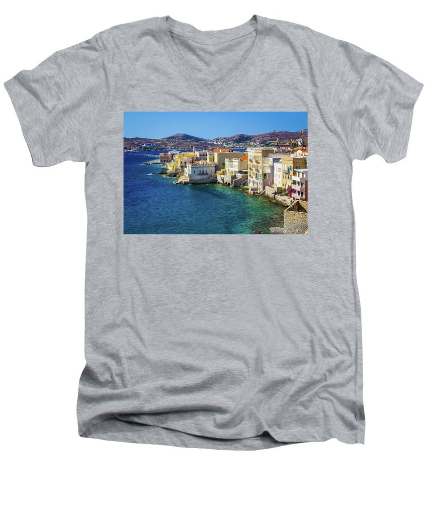 Cyclades Island - Men's V-Neck T-Shirt