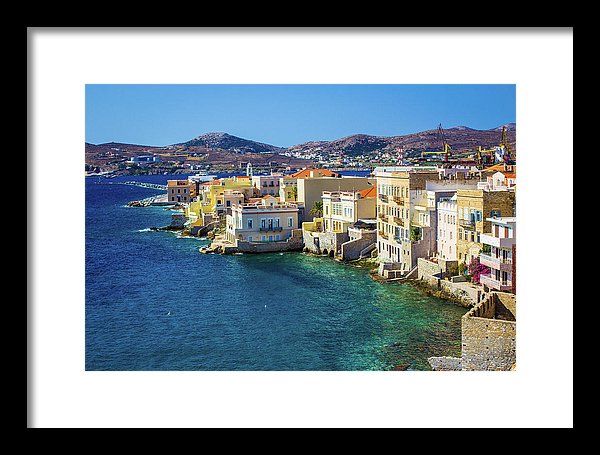 Cyclades Island - Framed Print