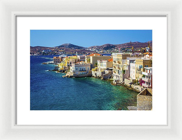 Cyclades Island - Framed Print