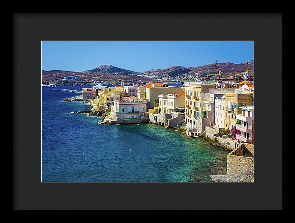 Cyclades Island - Framed Print