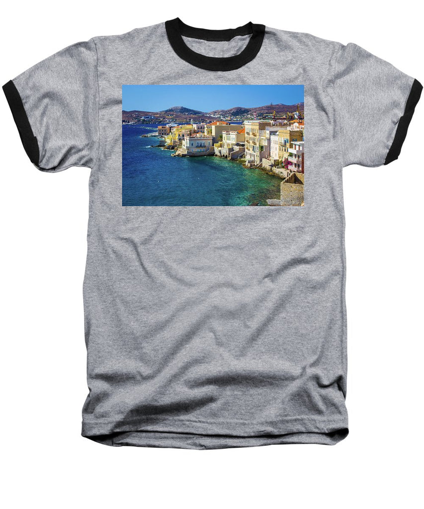 Cyclades Island - Baseball T-Shirt