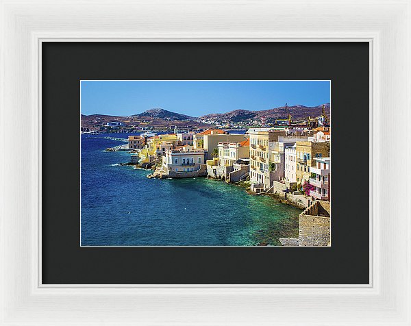 Cyclades Island - Framed Print