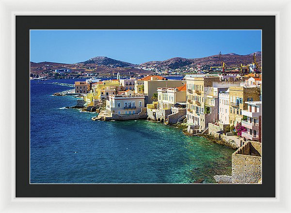 Cyclades Island - Framed Print