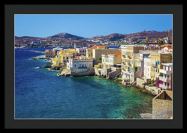 Cyclades Island - Framed Print