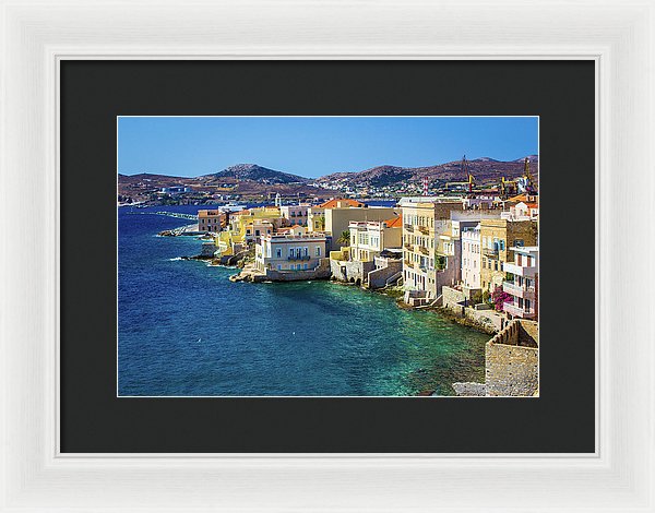 Cyclades Island - Framed Print
