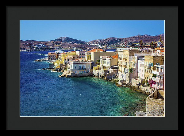Cyclades Island - Framed Print
