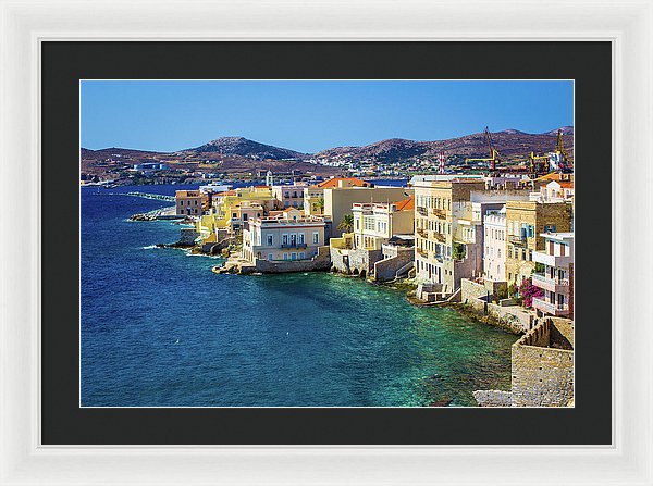 Cyclades Island - Framed Print