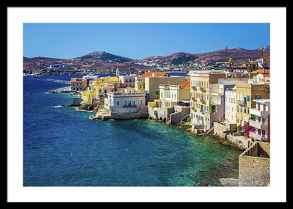 Cyclades Island - Framed Print