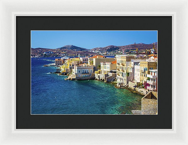 Cyclades Island - Framed Print