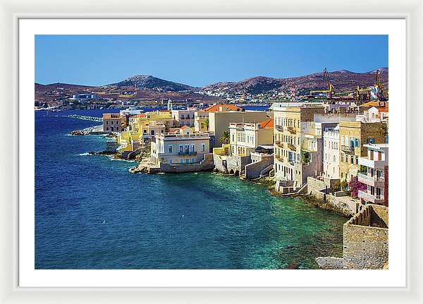 Cyclades Island - Framed Print