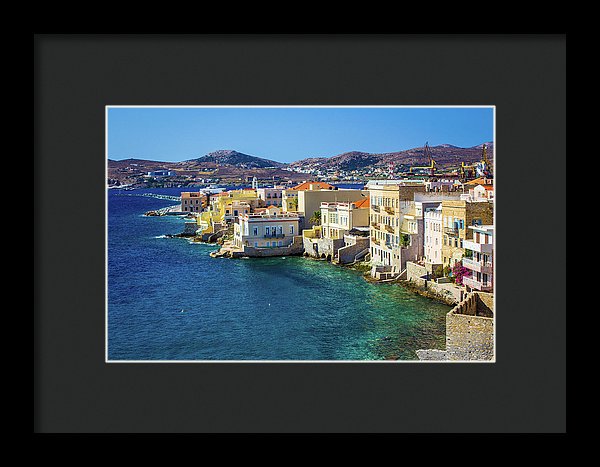 Cyclades Island - Framed Print