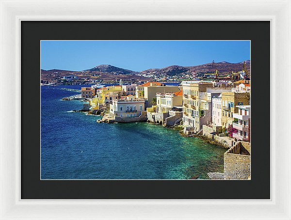 Cyclades Island - Framed Print