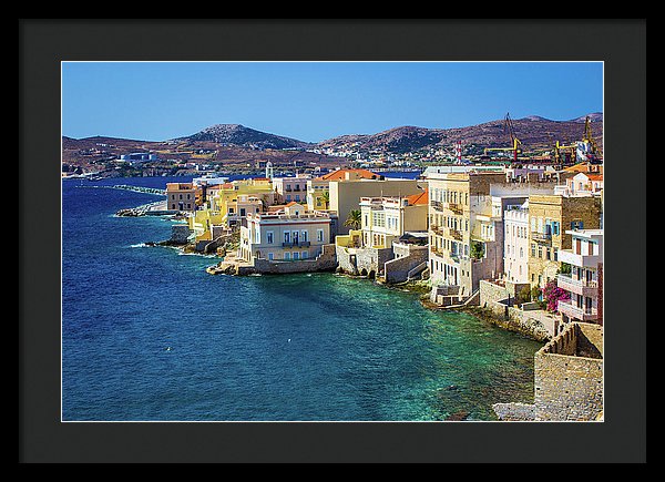 Cyclades Island - Framed Print