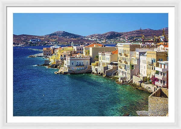 Cyclades Island - Framed Print